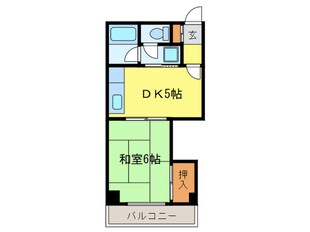 ハイツノース円山の物件間取画像